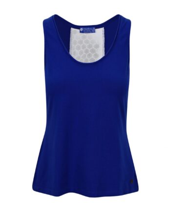 Contrast Chic Tank Blue