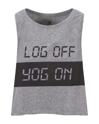 Log Yog Crop Grey