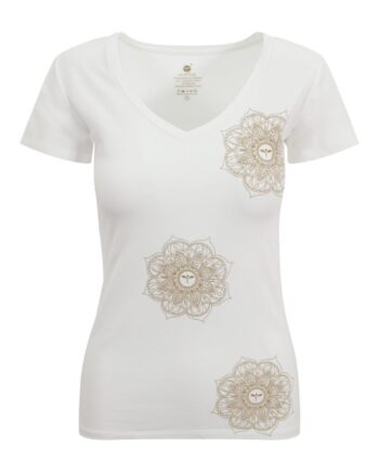 Indian Motif Tee White