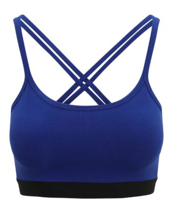 Royal Bruise Yoga Bra Blue