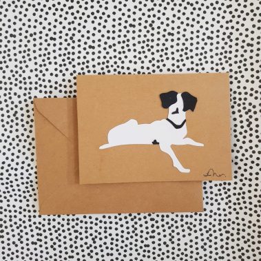 Nellie Dog Greeting Card
