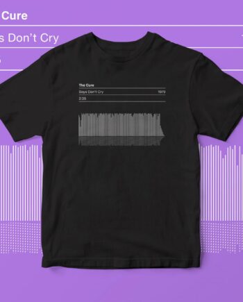 The Cure Boys Don't Cry Sound Wave T shirt
