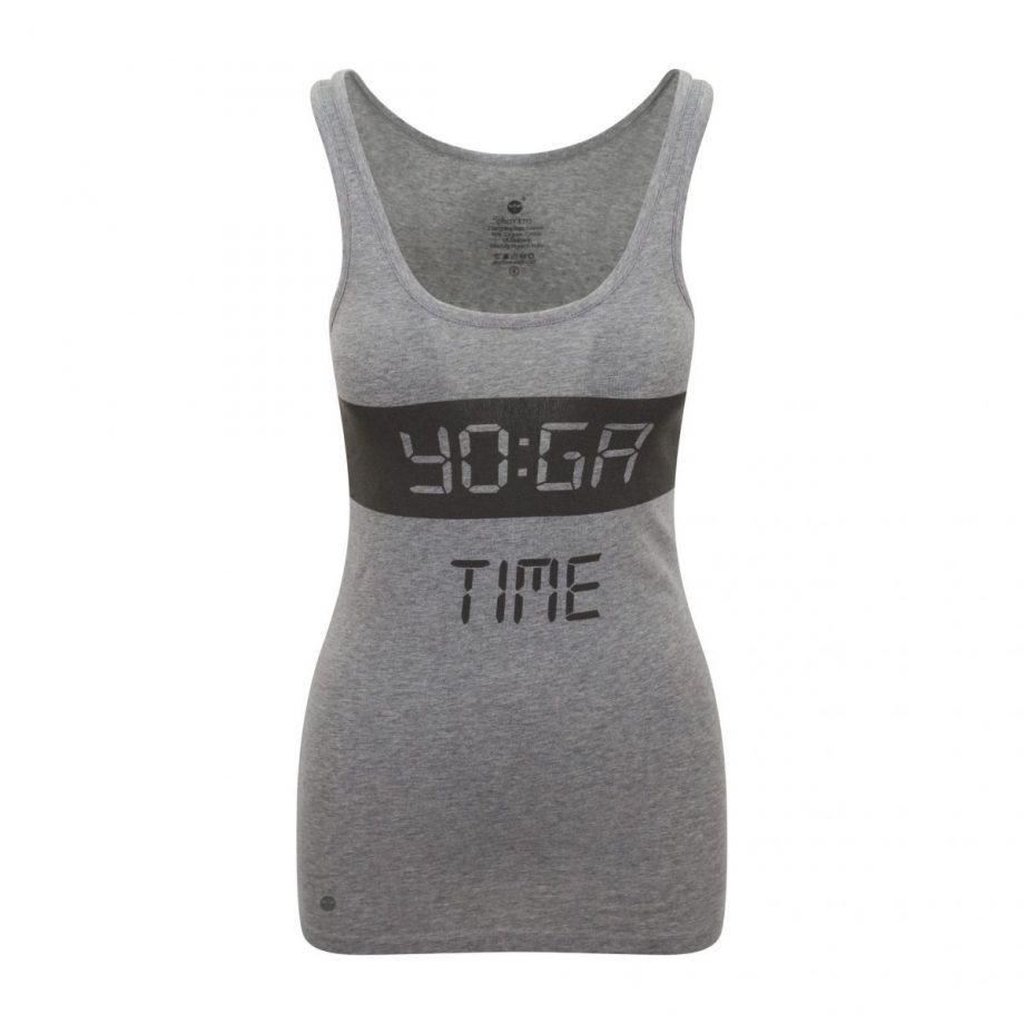 Yoga Time Tank Grey