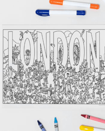 Colouring-In Print (London)
