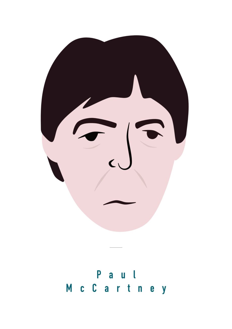 Paul McCartney, Beatles A5 Art print