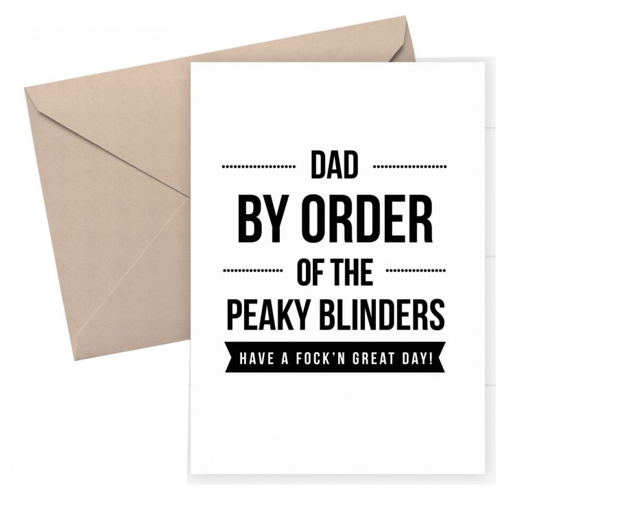 Funny Father's Day card / Peaky Blinders