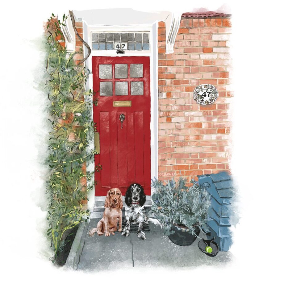 Bespoke Illustrated Housefront