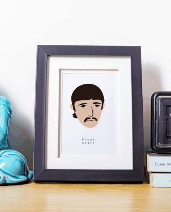 Ringo Starr, Beatles A5 Art print