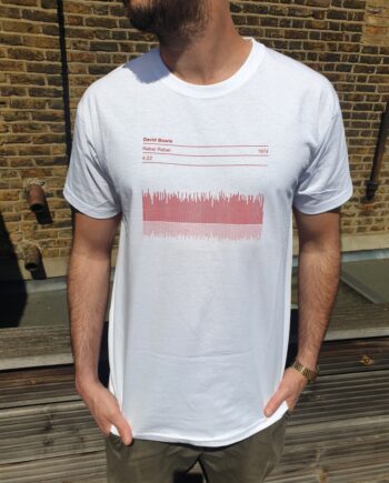 David Bowie Rebel Rebel Sound Wave T shirt