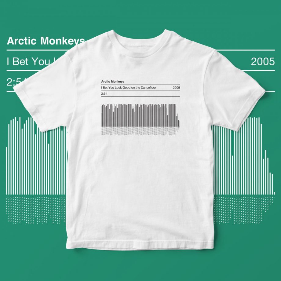 Arctic Monkeys Sound Wave Graphic T Shirt