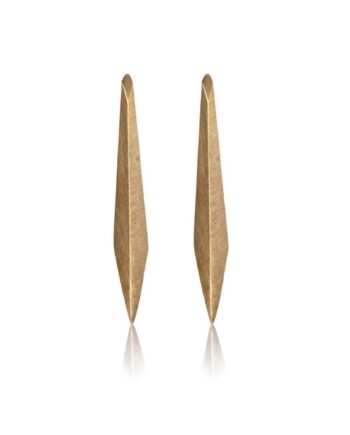 Slim Shard Earrings, Gold