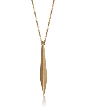 Slim Shard Necklace, Gold