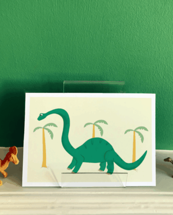 Brontosaurus Dinosaur art print