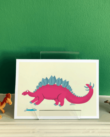 Stegosaurus Dinosaur art print