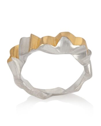 Shard Ring Silver and Gold