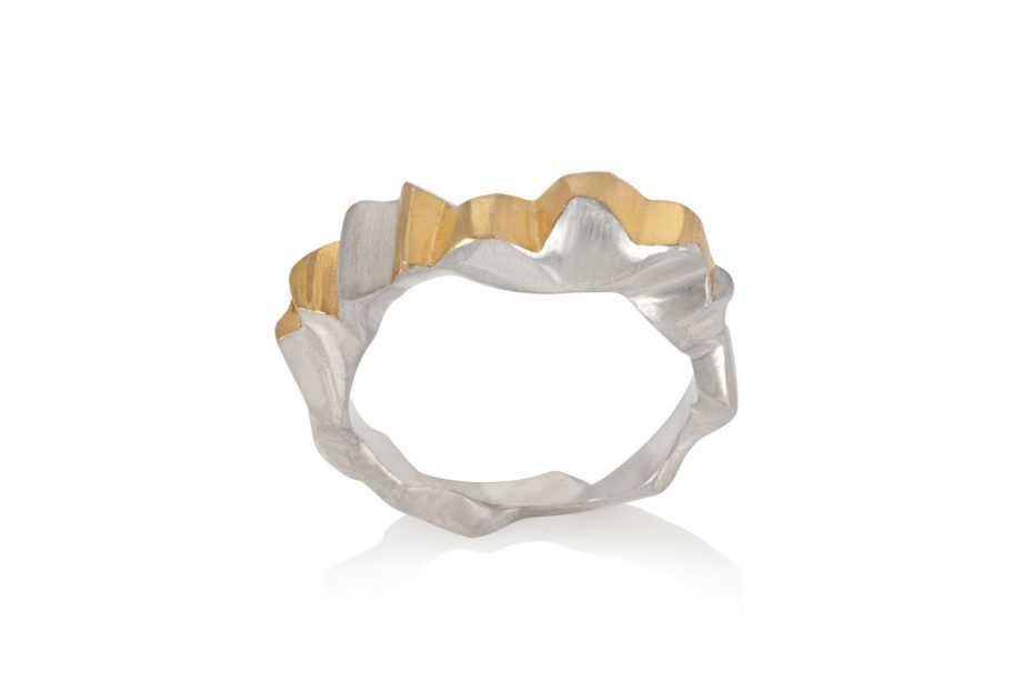 Shard Ring Silver and Gold