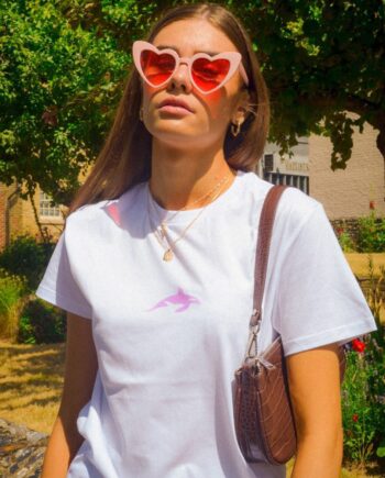 Pink Orca | 100% organic cotton t-shirt | Sustainable & vegan | Unisex