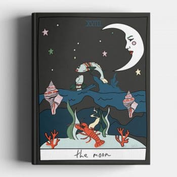 The Moon Tarot Card journal