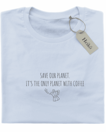 The only planet with coffee | 100% organic cotton t-shirt | Sustainable & vegan | Unisex