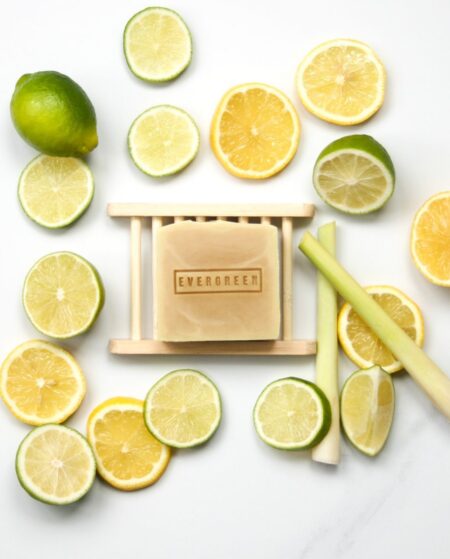 Lime and Lemongrass Soap - 100% Natural