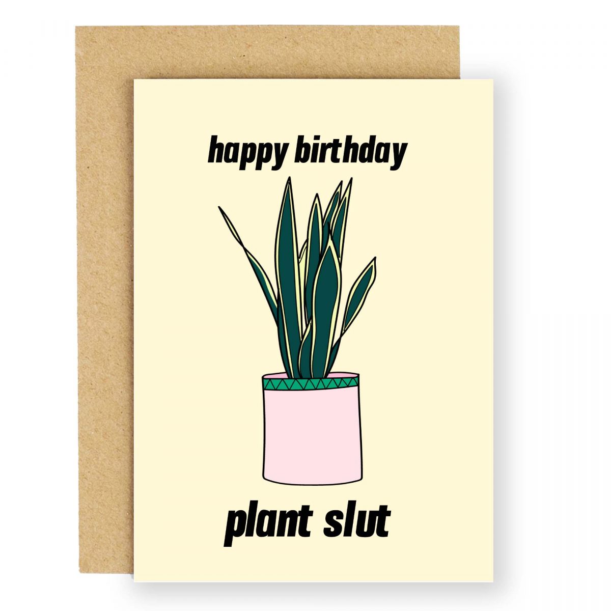 Plant slut birthday card – Urban Makers