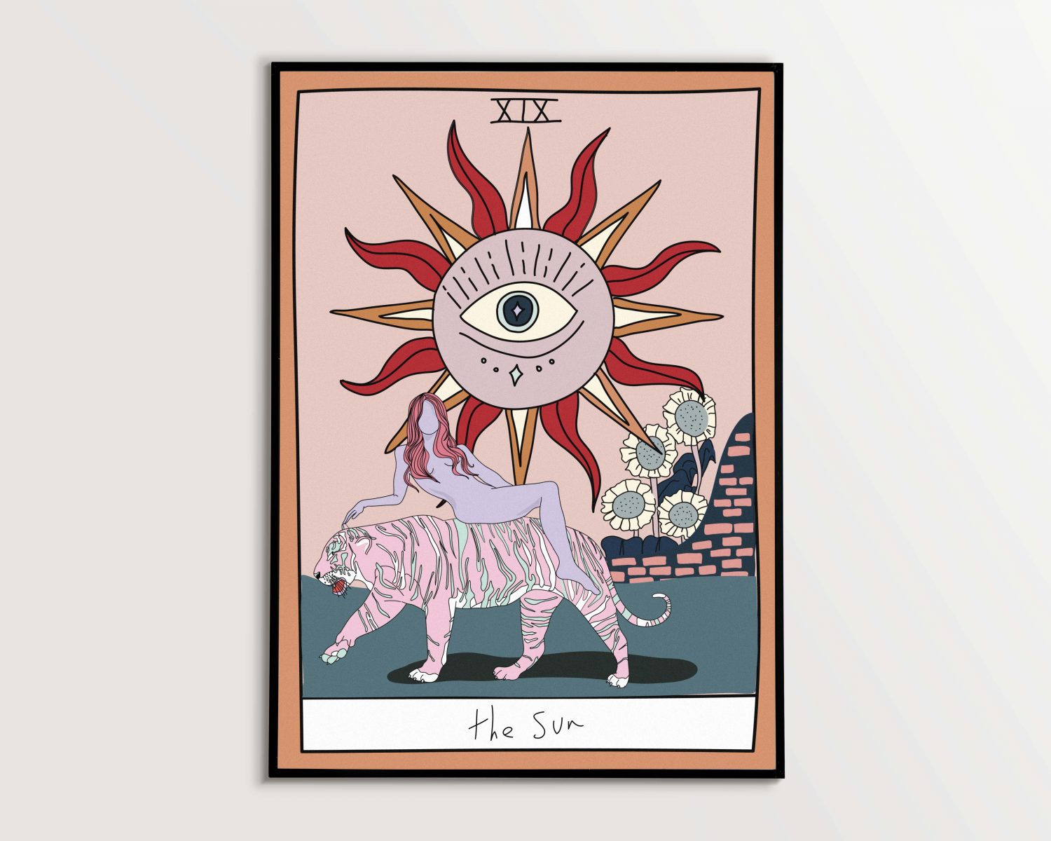 The Sun Tarot Print Urban Makers 0521