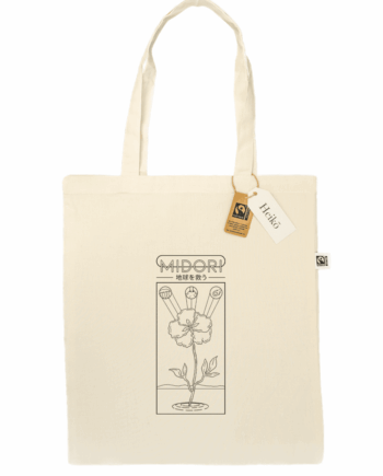 Midori | 100% organic cotton tote bag | Fairtrade | Sustainable & vegan