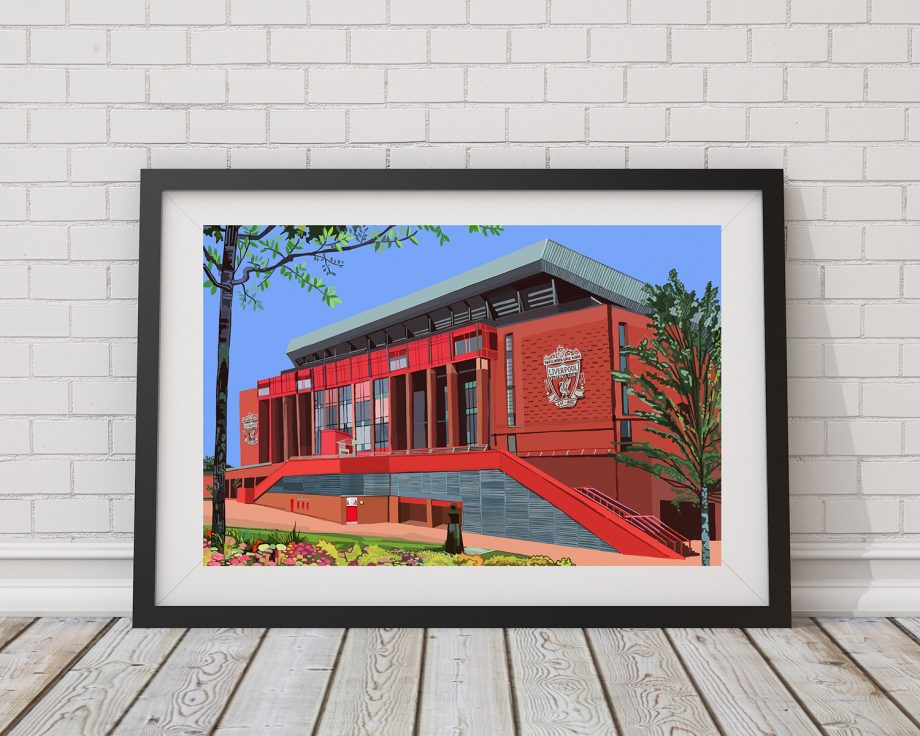 Anfield Stadium Liverpool Art Print 