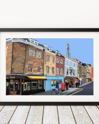 Bermondsey Street, South London Art Print