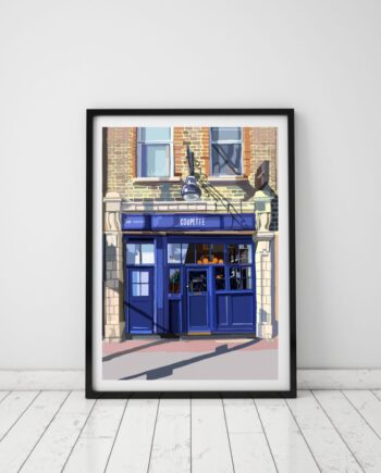 Coupette, Hackney, East London Art Print