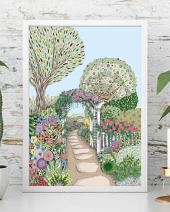 A4 Secret Garden Art Print