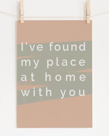 Home Abstract Illustration A4 Art Print Wall decor, Unframed