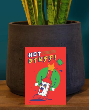 Hot Stuff! A6 Postcard