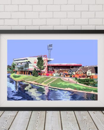 The City Ground, Nottingham Forest FC Stadium Art Print