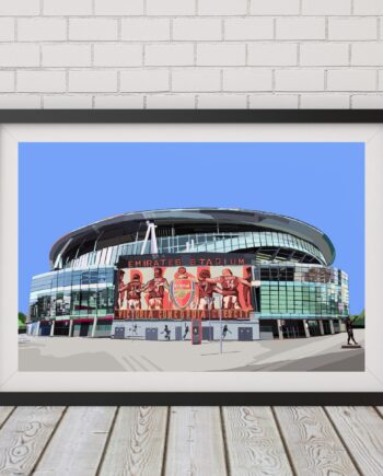 Emirates Stadium Arsenal Football Club Art Print