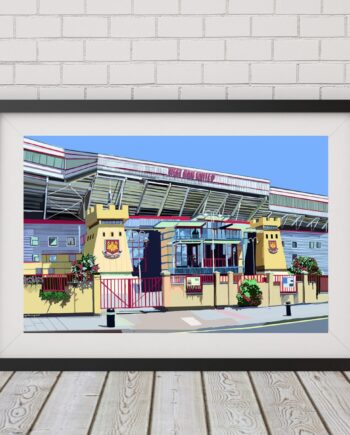 West Ham United Stadium art print