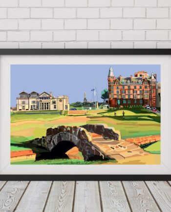 The Old Course, St Andrews Golf Course, Scotland Art Print