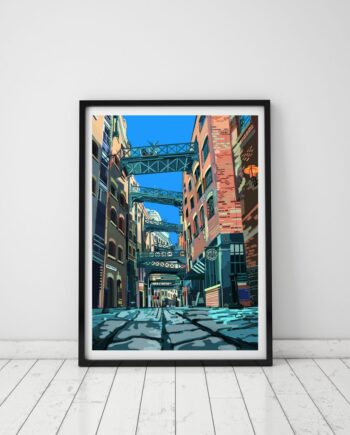 Shad Thames, Bermondsey, South London Art Print