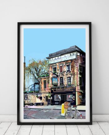 Prospect of Whitby, Wapping, East London Art Print