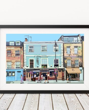 The Woolpack, Bermondsey Street, South London Art Print