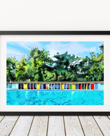 London Lido Art Print