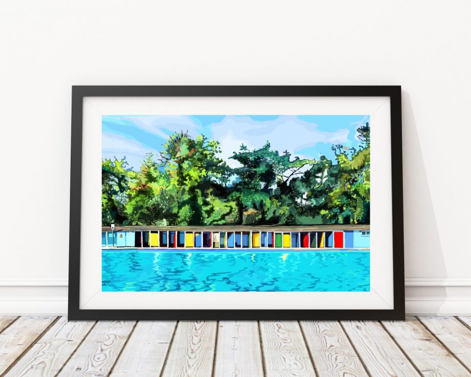 London Lido Art Print