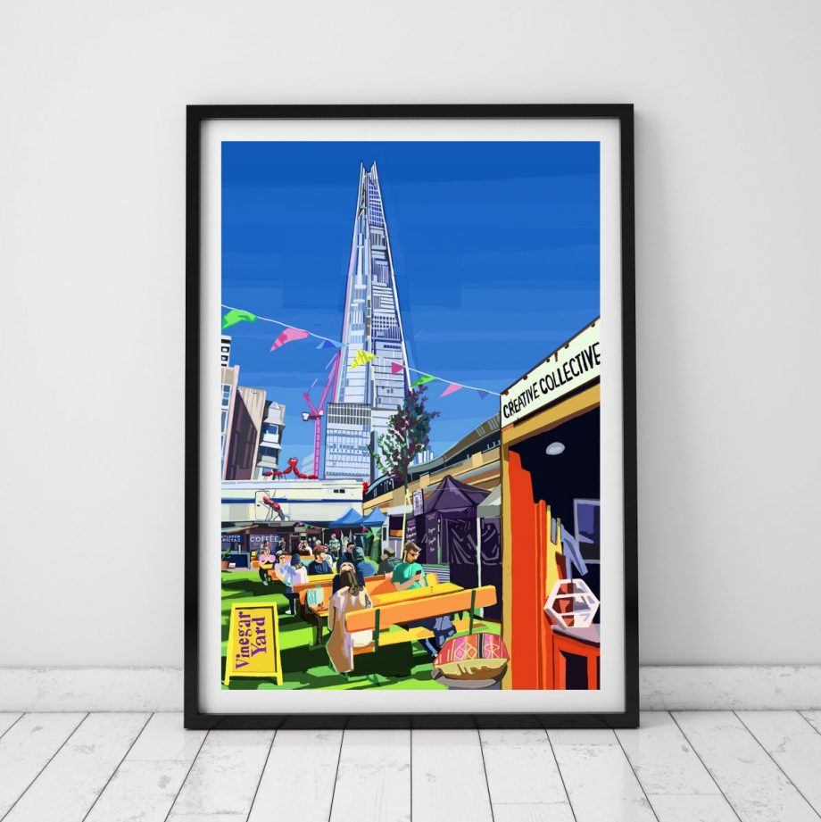 Vinegar Yard Bermondsey South London Art Print