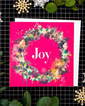 Christmas card - 'Joy'