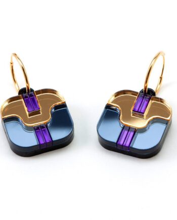 Geometric Perspex Statement Mini Earring