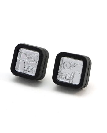 FORM052 KIMI Stud Earrings - Silver