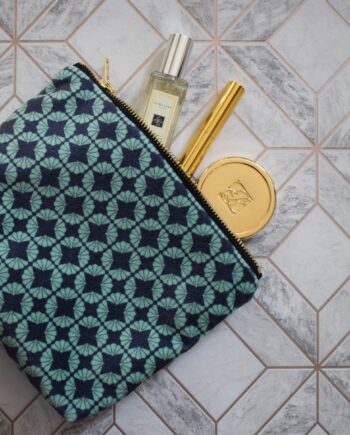Art Deco Bag - Make Up Bag - Fanfan Mint