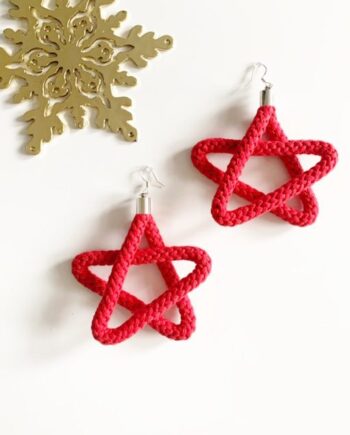 Christmas Star Earrings for women