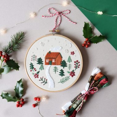 Winter Forest Embroidery Kit