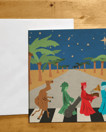 Abbey Road Album Christmas card - The Beatles